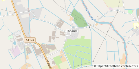 Map of Beverley, East Yorkshire