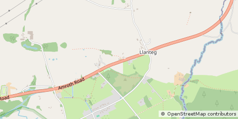 Map of Narberth
