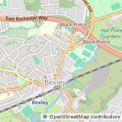 Map of Bexley, Kent