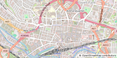Map of Leeds