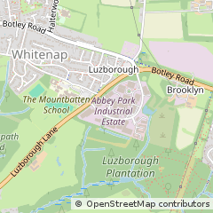 Map of Romsey, Hampshire