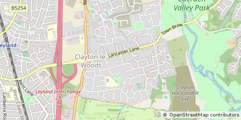 Map of Leyland