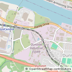Map of Gateshead