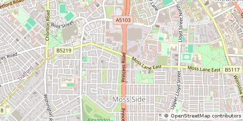 Map of Manchester
