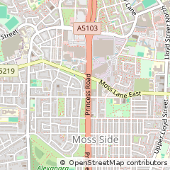 Map of Manchester