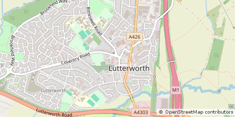 Map of Lutterworth