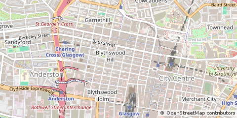 Map of Glasgow