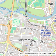 Map of Windsor, Berkshire