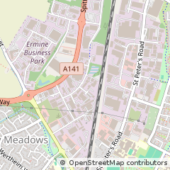 Map of Huntingdon, Cambridgeshire