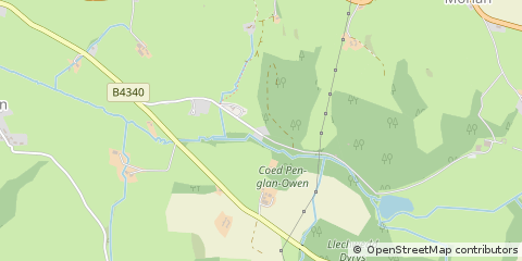 Map of Aberystwyth, Ceredigion