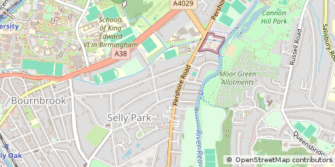 Map of Birmingham