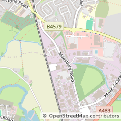 Map of Oswestry, Shropshire