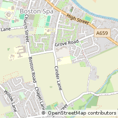 Map of Wetherby, West Yorkshire