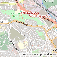Map of Milton Keynes, Staffordshire
