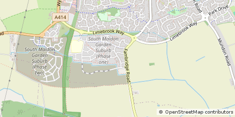 Map of Maldon, Essex
