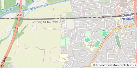 Map of Newbury