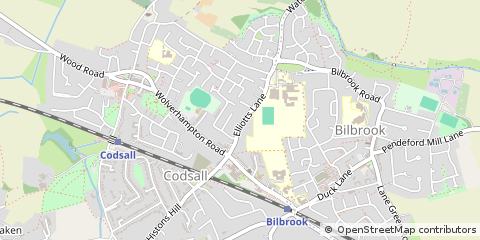 Map of Wolverhampton, West Midlands