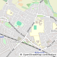 Map of Wolverhampton, West Midlands