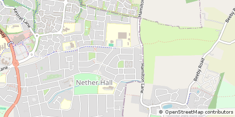 Map of Leicester