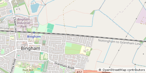 Map of Nottingham, Nottinghamshire
