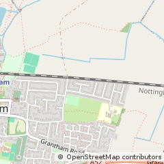 Map of Nottingham, Nottinghamshire