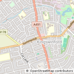 Map of Kingswinford, West Midlands