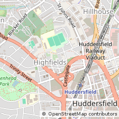 Map of Huddersfield