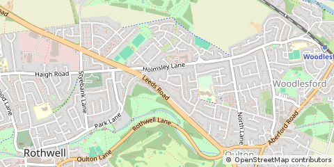 Map of West Yorkshire