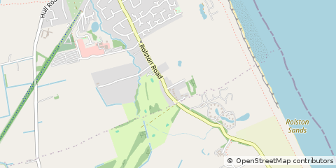 Map of Hornsea, East Yorkshire
