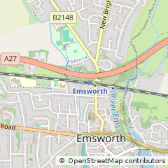 Map of Emsworth, Hampshire