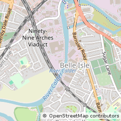 Map of Wakefield, West Yorkshire