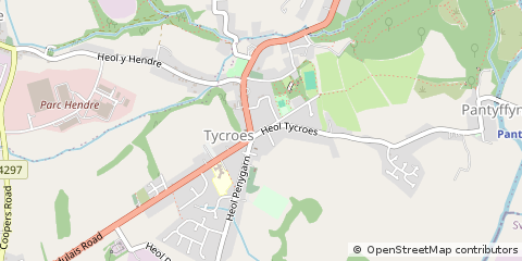 Map of Ammanford