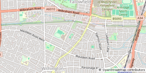 Map of Manchester
