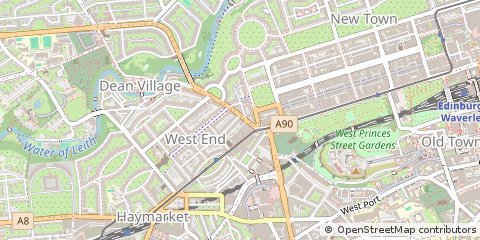 Map of Edinburgh, Midlothian