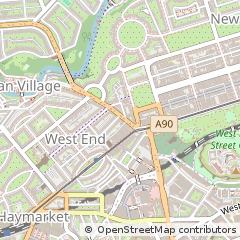 Map of Edinburgh, Midlothian
