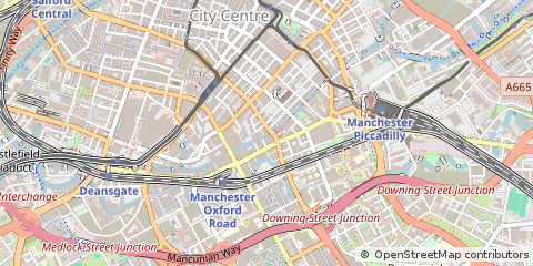 Map of Manchester