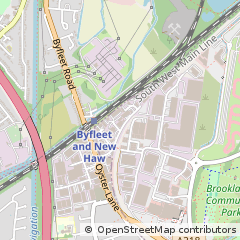 Map of West Byfleet