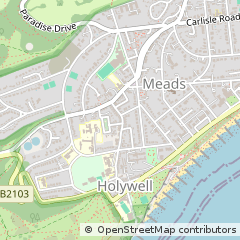 Map of Eastbourne, East Sussex