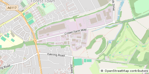 Map of Nottingham