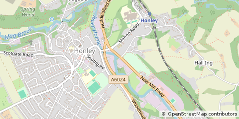 Map of Holmfirth
