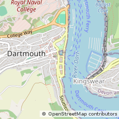 Map of Dartmouth, Devon