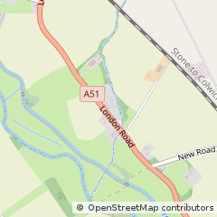 Map of Stafford, Staffordshire