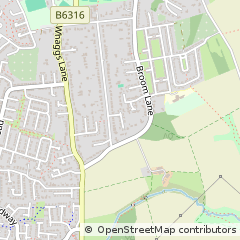 Map of Whickham, Newcastle Upon Tyne