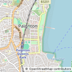 Map of Paignton, Devon