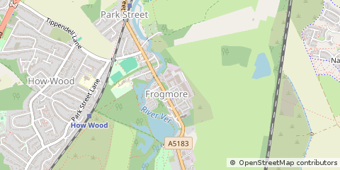 Map of ST. Albans, Hertfordshire