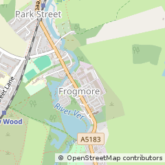Map of ST. Albans, Hertfordshire