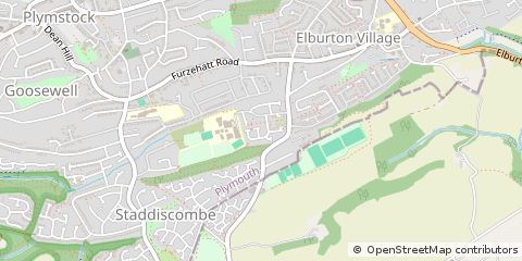 Map of Plymouth, Devon