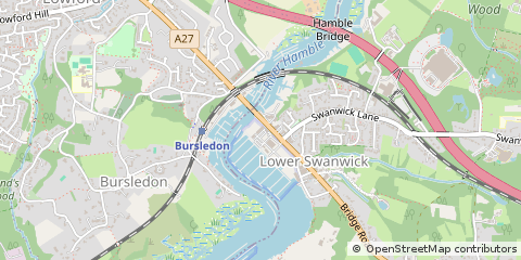 Map of Southampton, Hampshire