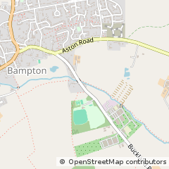Map of Bampton, Oxfordshire