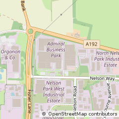 Map of Cramlington, Northumberland